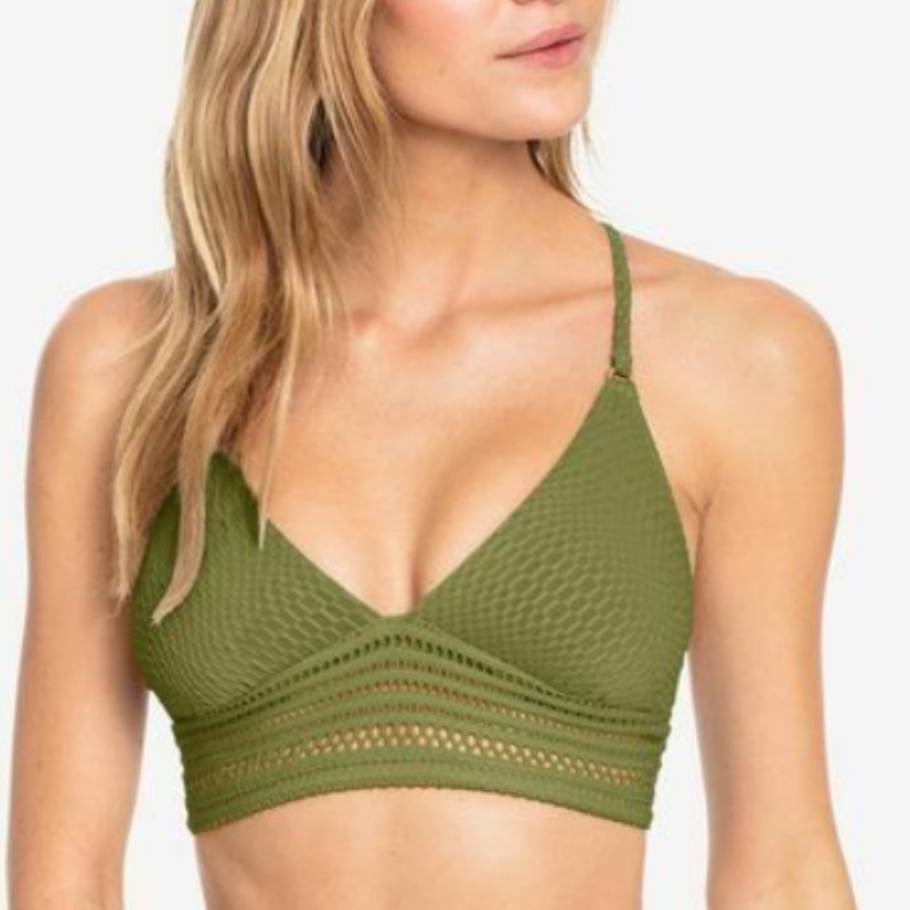 Set | Robin Piccone Perla Bikini Set | Perla Bikini Top & Bottom | Moss | NWT